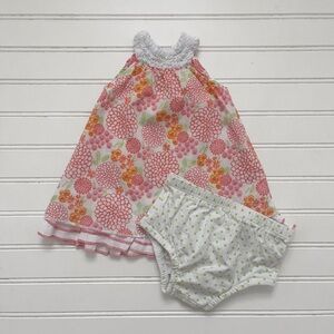 NURSERY RHYME EUC Colorful Floral Swing Top Bloomers Set